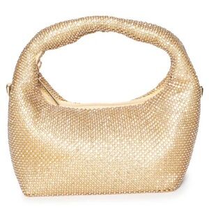 Gold Women's Crossbody evening Bag clutch